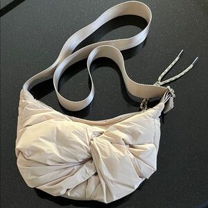 Dolce Vita Cream puffer Crossbody Bag